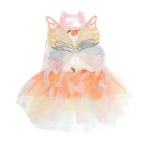 Cute Summer Stylish Butterfly Girls Dog Princess Dresses Medium Assorted Color